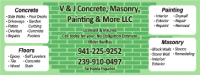 V&J Concrete Masonry Painting & More