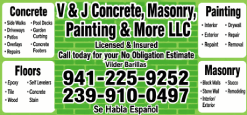 V&J Concrete Masonry Painting & More